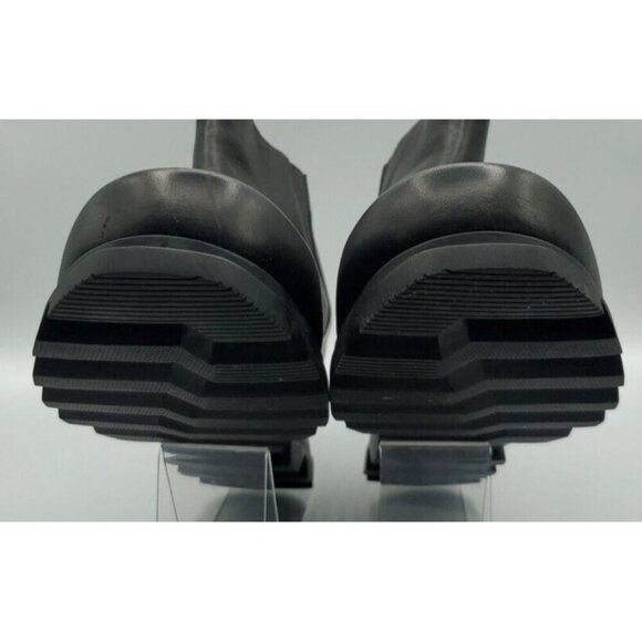 Sorel Women's Joan of Arctic Wedge III Zip Chelsea Boot Black Sea Salt Size 10 - Picture 8 of 13